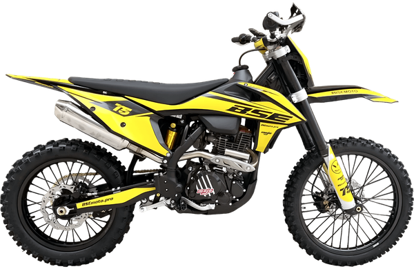 Мотоцикл BSE T5 Yellow Twister / B0T5NG015HYH1 - фото