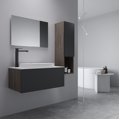 Тумба с умывальником ЗОВ Кито 80 / K80TS0MFLPM-LDSPW6002