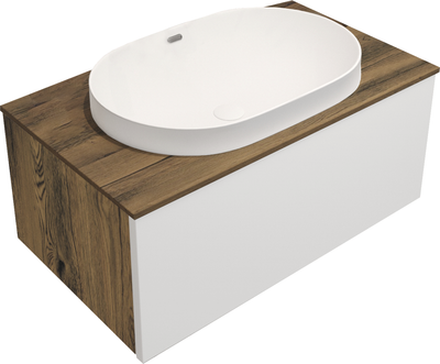 Тумба с умывальником ЗОВ Кито 80 / K80LA0MWM-LDSPA6002 - фото