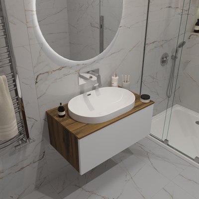 Тумба с умывальником ЗОВ Кито 80 / K80LA0MWM-LDSPA6002