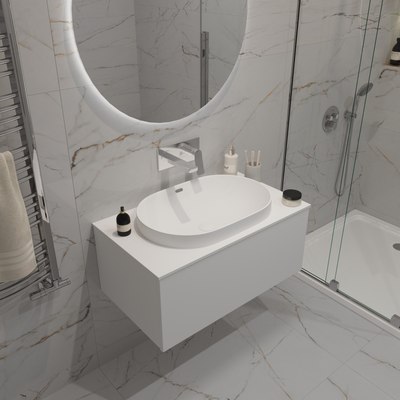 Тумба с умывальником ЗОВ Кито 70 / K70LW0MWM-LDSPW6002