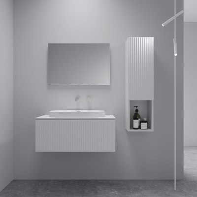 Тумба с умывальником ЗОВ Кито 100 / K100LW0MFWPM-LDSPW6002