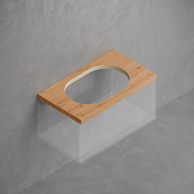 Тумба с умывальником ЗОВ Кито 100 / K100LW0MFWPM-HPL38T6002