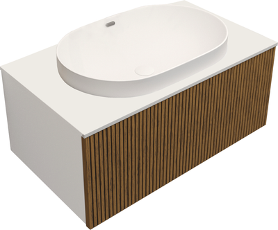Тумба с умывальником ЗОВ Кито 70 / K70LW0MRM-LDSPW6002 - фото
