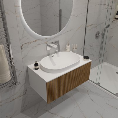 Тумба с умывальником ЗОВ Кито 70 / K70LW0MRM-LDSPW6002