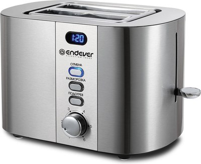 Тостер Endever Skyline ST-126 (голубой/стальной) - фото