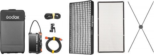 Осветитель студийный Godox Knowled F400R K1 складной / 32486 - фото