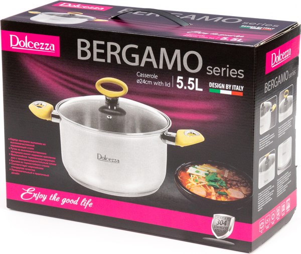 Кастрюля Dolcezza Bergamo 04700