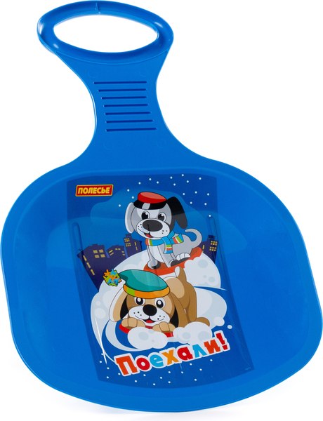 Санки-ледянка Полесье №2 с наклейкой V2 / 96555