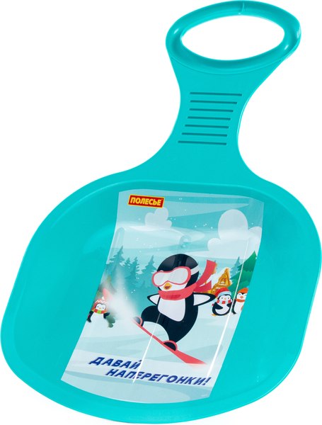 Санки-ледянка Полесье №2 с наклейкой V2 / 96555