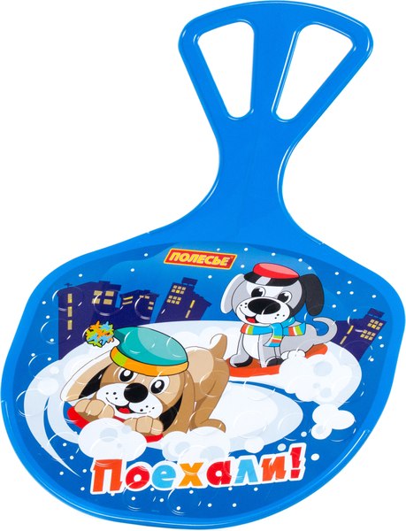 Санки-ледянка Полесье №3 с наклейкой V2 / 96616 - фото