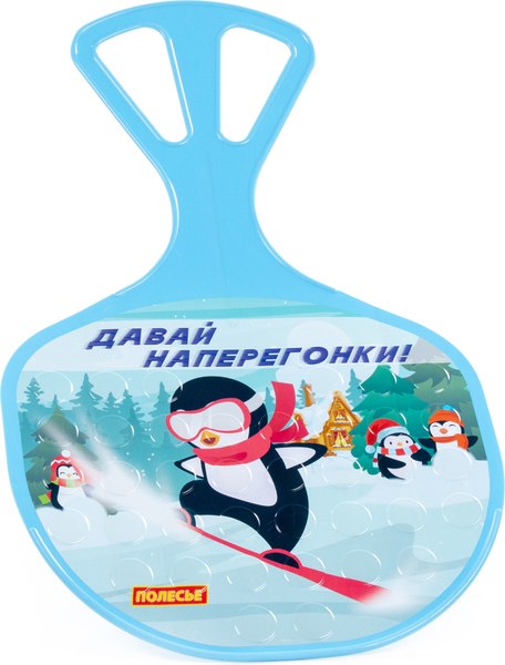 Санки-ледянка Полесье №3 с наклейкой V2 / 96616