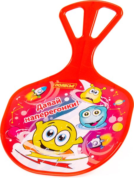 Санки-ледянка Полесье №3 с наклейкой V2 / 96616