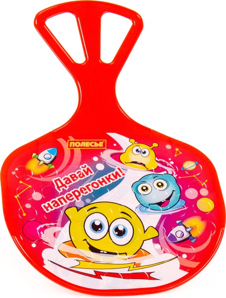 Санки-ледянка Полесье №3 с наклейкой V2 / 96616