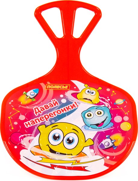 Санки-ледянка Полесье №3 с наклейкой V2 / 96616