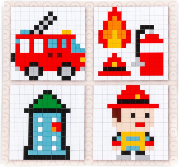 Конструктор Полесье Мозаика №12 пожарная часть / 73249