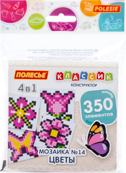 Конструктор Полесье Цветы / 73263 - фото