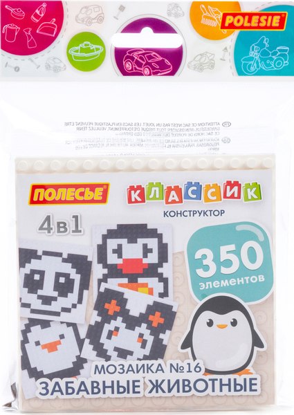 Конструктор Полесье Забавные животные / 73270 - фото