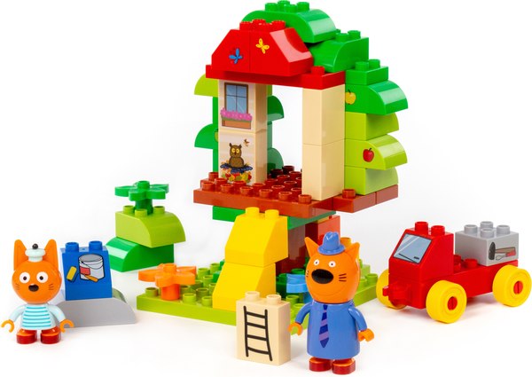Конструктор Полесье Три кота. Домик на дереве / 61380