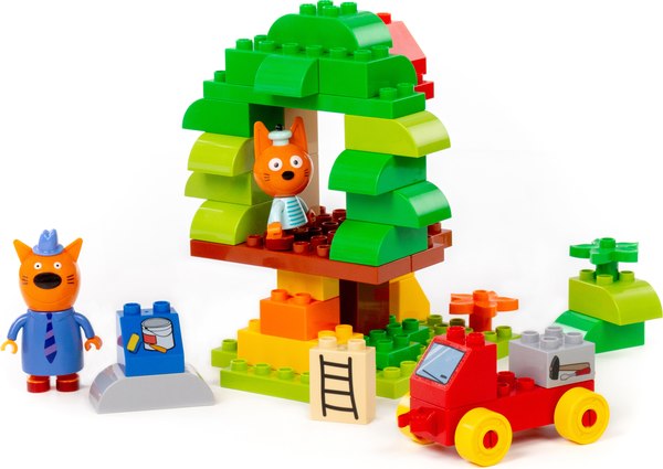 Конструктор Полесье Три кота. Домик на дереве / 61380