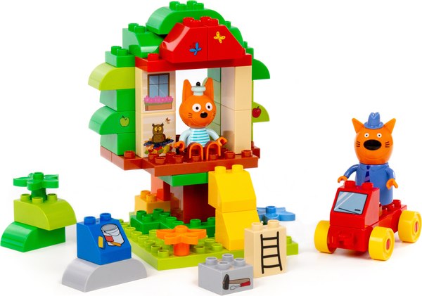 Конструктор Полесье Три кота. Домик на дереве / 61380