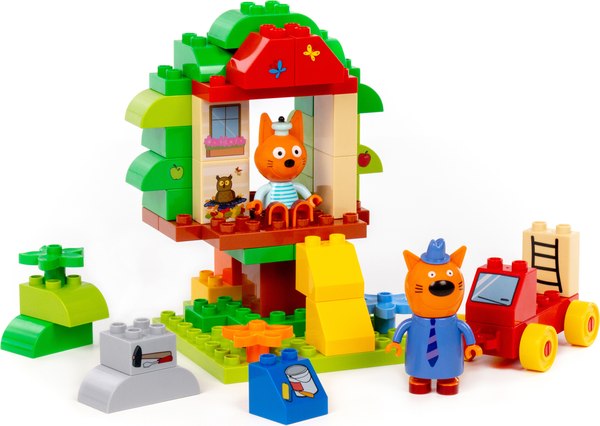 Конструктор Полесье Три кота. Домик на дереве / 61380
