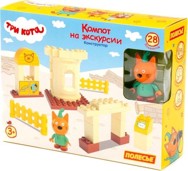 Конструктор Полесье Три кота. Компот на экскурсии / 77483 - фото