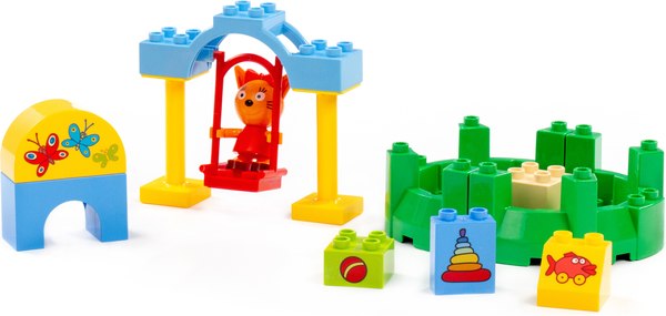 Конструктор Полесье Три кота. Карамелька в песочнице / 77162