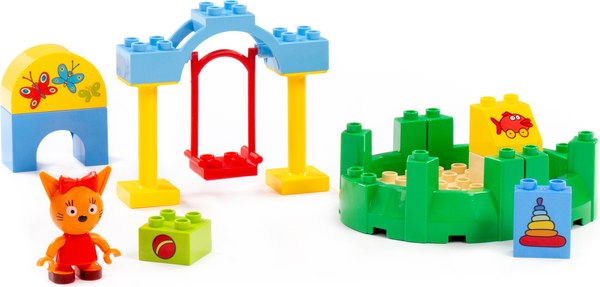 Конструктор Полесье Три кота. Карамелька в песочнице / 77162