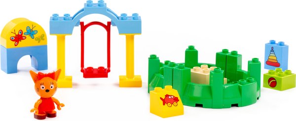 Конструктор Полесье Три кота. Карамелька в песочнице / 77162