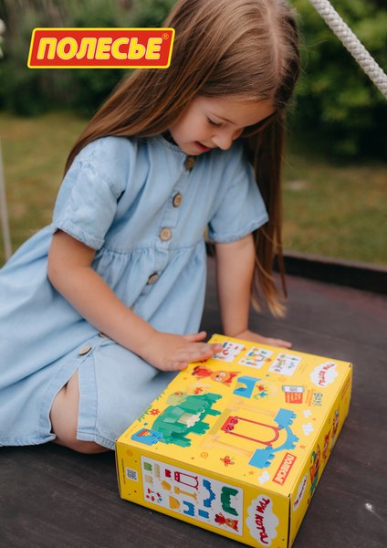 Конструктор Полесье Три кота. Карамелька в песочнице / 77162