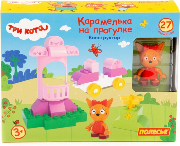 Конструктор Полесье Три кота. Карамелька на прогулке / 77179