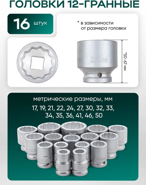 Универсальный набор инструментов RockForce RF-6241-9