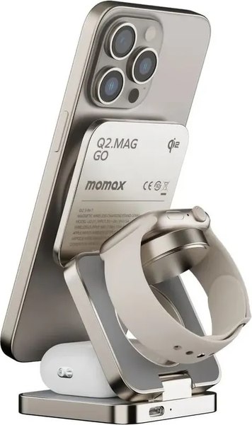 Зарядное устройство беспроводное Momax Q2.Mag Go UD31L
