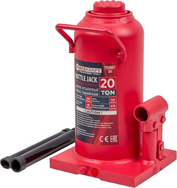 Бутылочный домкрат ForceKraft FK-T92007 DS - фото