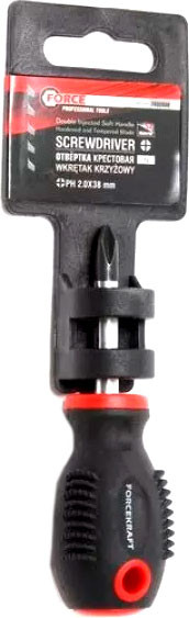 Отвертка ForceKraft Profi S2 PH2.0х38мм / FK-7032038 - фото