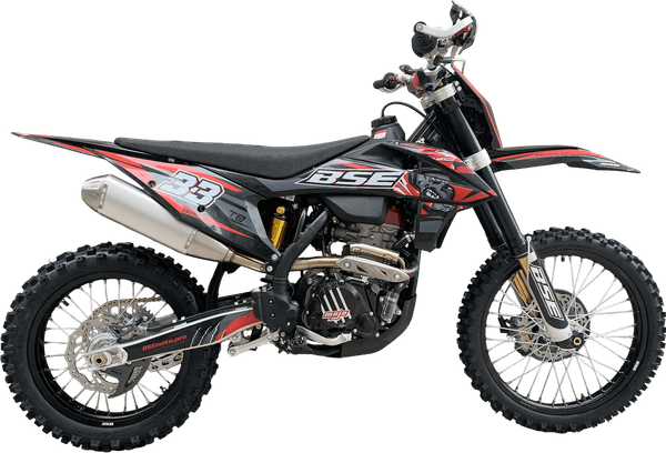 Мотоцикл BSE T8 Red Bear / B0T8KF015HRH1 - фото