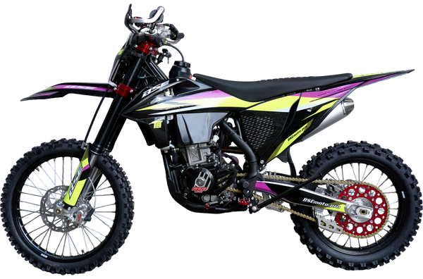 Мотоцикл BSE T8 Neon Storm / B0T8KF025HGH2