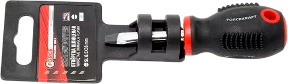 Отвертка ForceKraft Profi S2 SL6.5х38мм 28 224 / FK-70365038 - фото