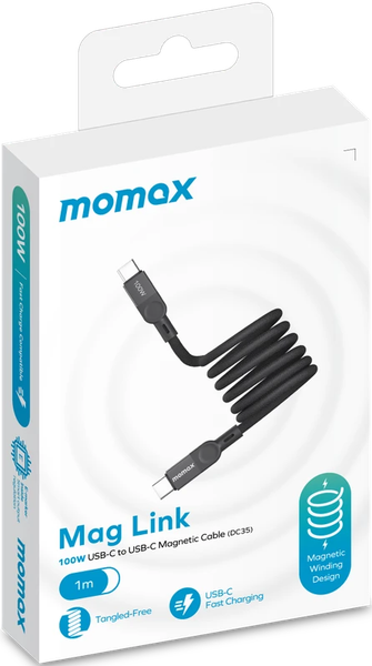 Кабель Momax Mag.Link USB-C/USB-C / DC35D