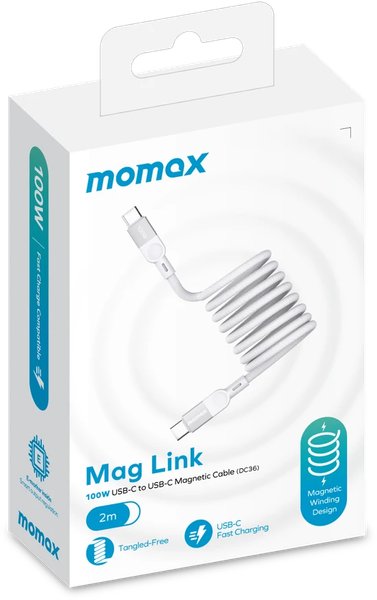 Кабель Momax Mag.Link USB-C/USB-C / DC36W
