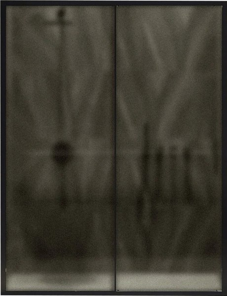 Душевая дверь MaybahGlass 195x120 / MGD-1542-6 (бронза матовая стекло/черный) - фото