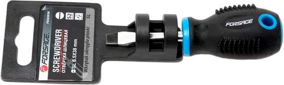 Отвертка Forsage Profi S2 SL6.5х38мм 28 244 / F-70365038 - фото