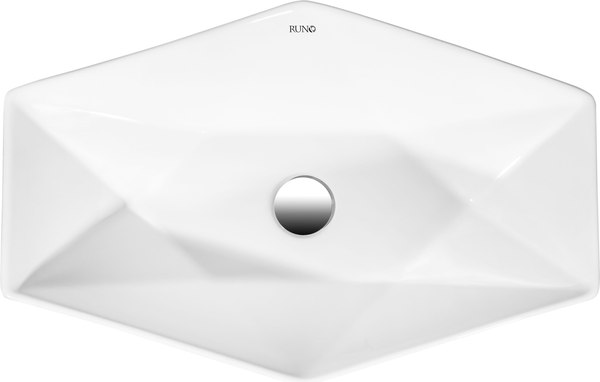 Умывальник Runo Poligono 64x40 - фото