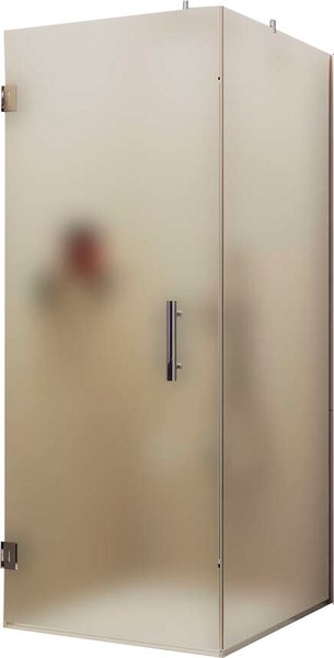 Душевой уголок MaybahGlass MGY-1305-4 (сатин стекло/хром глянцевый) - фото