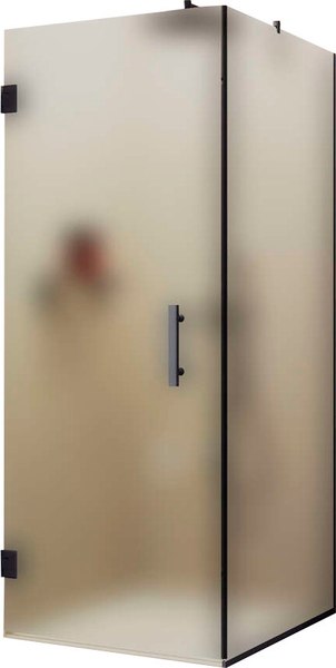 Душевой уголок MaybahGlass MGY-1305-6 (сатин стекло/черный) - фото