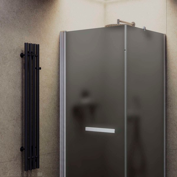 Душевой уголок MaybahGlass MGY-1349-5 (графит матовый стекло/хром матовый)