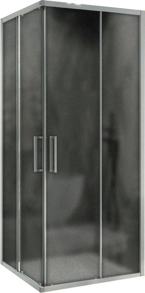 Душевой уголок MaybahGlass MGY-1329-5 (графит матовый стекло/хром матовый) - фото