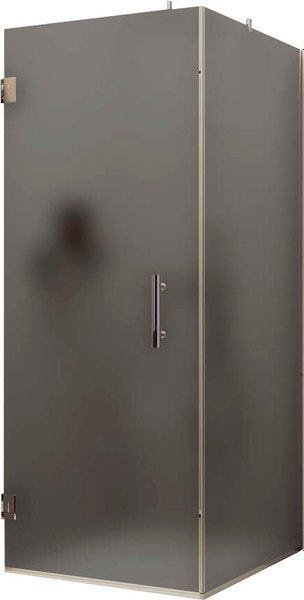 Душевой уголок MaybahGlass MGY-1310-4 (графит матовый стекло/хром глянцевый) - фото