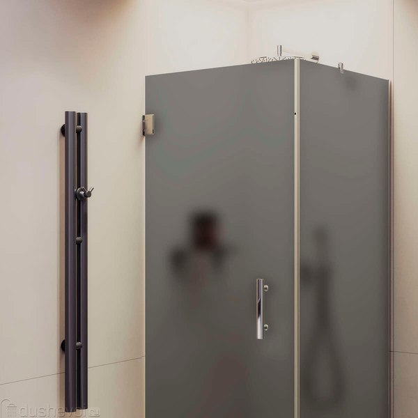 Душевой уголок MaybahGlass MGY-1307-4 (графит матовый стекло/хром глянцевый)